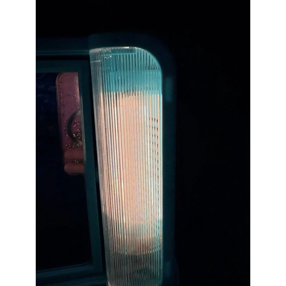 Vintage Windmere Lighted Makeup Mirror  Teal - 7.5